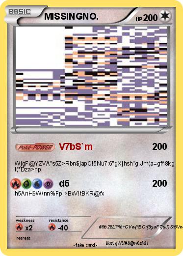 Pokemon MISSINGNO.