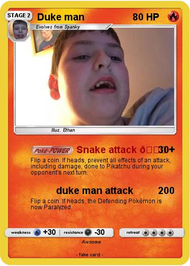 Pokemon Duke man