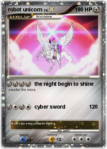 Pokemon robot unicorn