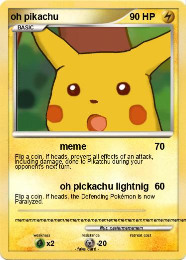Pokemon oh pikachu
