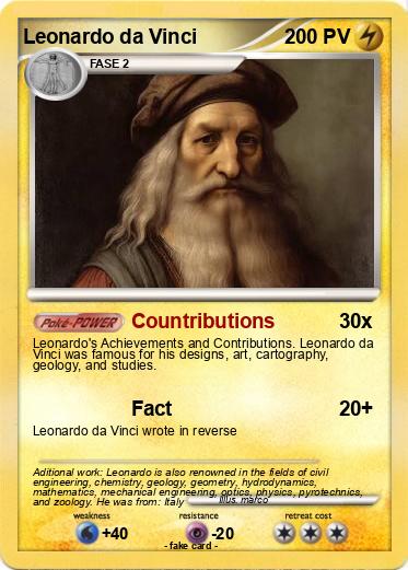 Pokemon Leonardo da Vinci