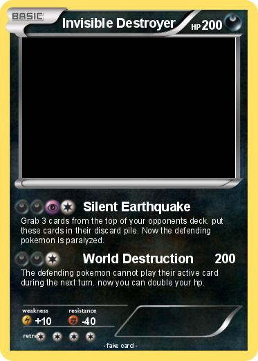 Pokemon Invisible Destroyer
