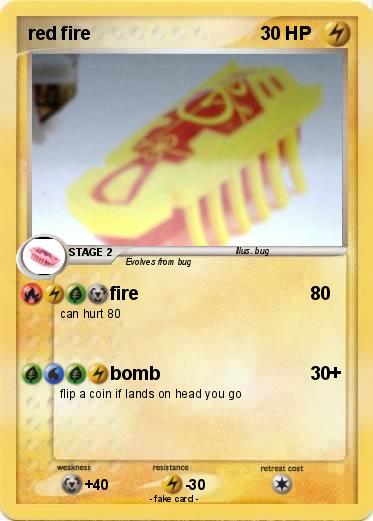 Pokemon red fire