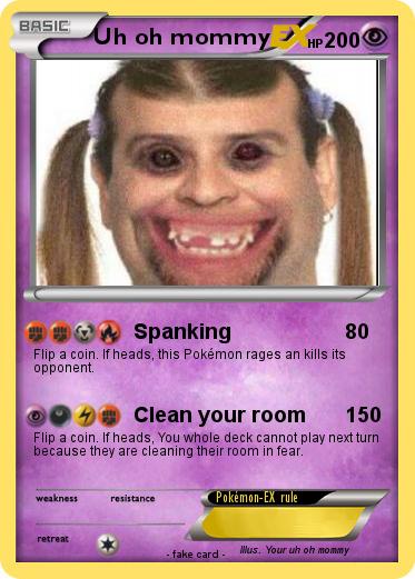 Pokémon Uh oh mommy - Spanking - My Pokemon Card