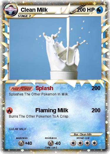Pokemon Clean Milk