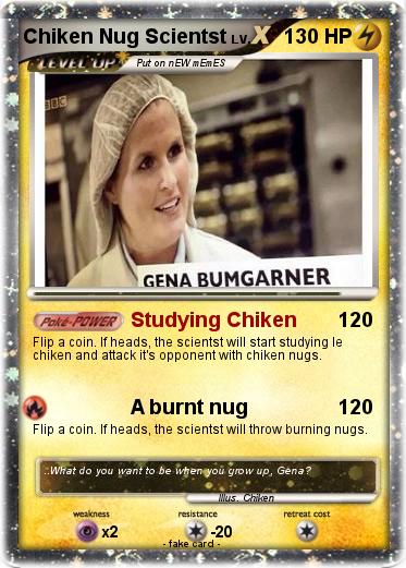Pokemon Chiken Nug Scientst