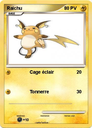 Pokemon Raichu