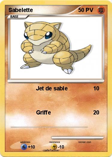 Pokemon Sabelette
