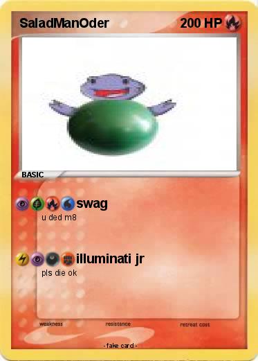 Pokemon SaladManOder