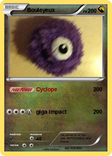 Pokemon Bouleyeux