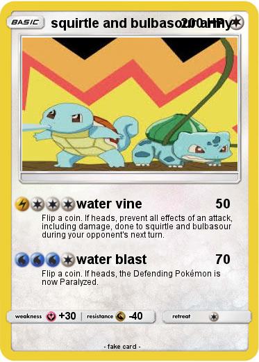 Pokemon squirtle and bulbasour army