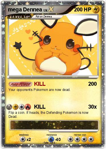 Pokemon mega Dennea