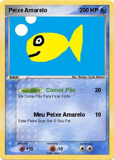 Pokemon Peixe Amarelo