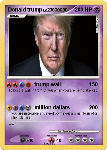 Pokemon Donald trump