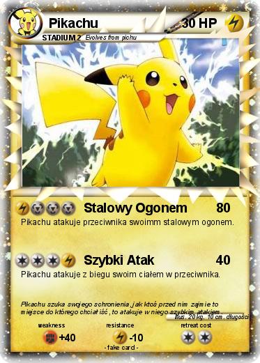 Pokemon Pikachu