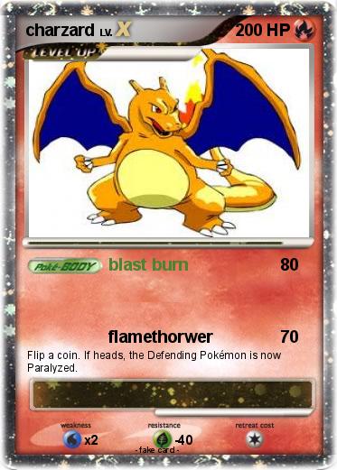 Pokemon charzard