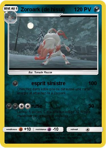 Pokemon Zoroark (de hisui)