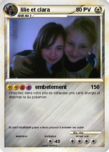 Pokemon lilie et clara