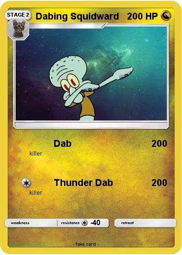Pokemon Dabing Squidward