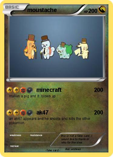 Pokemon moustache