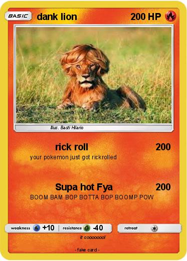 Pokemon dank lion