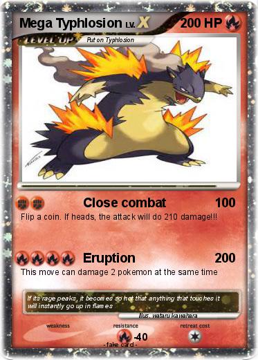 Pokemon Mega Typhlosion