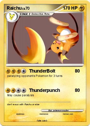 Pokemon Raichu