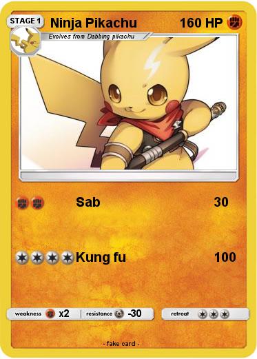Pokemon Ninja Pikachu