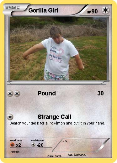 Pokemon Gorilla Girl