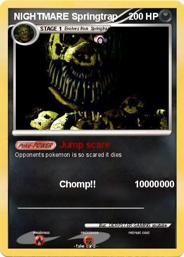 Pokemon NIGHTMARE Springtrap