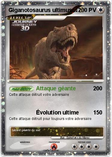 Pokemon Giganotosaurus ultimus