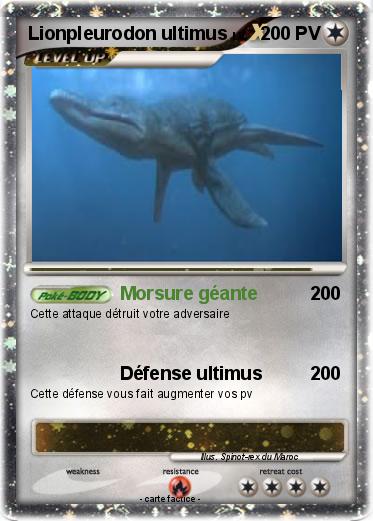 Pokemon Lionpleurodon ultimus