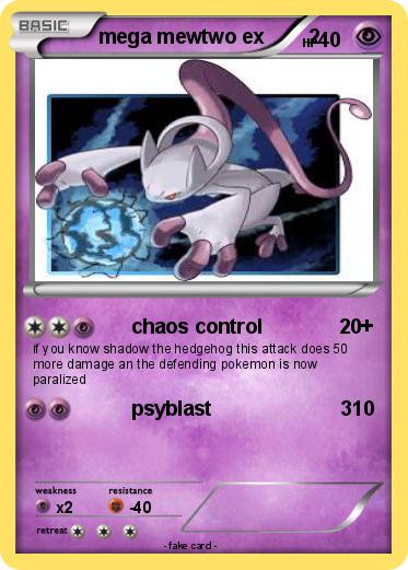 Pokemon mega mewtwo ex        2