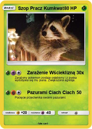 Pokemon Szop Pracz Kumkwat