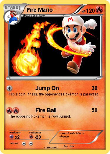 Pokemon Fire Mario