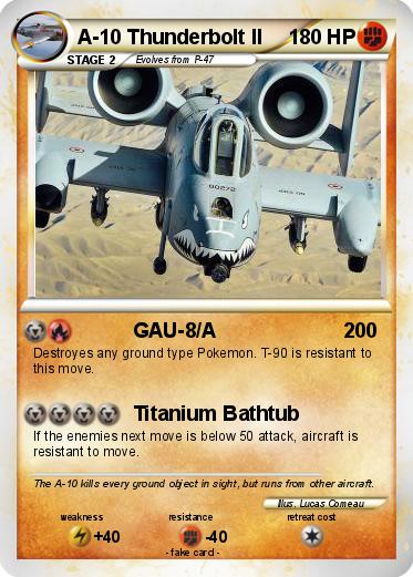 Pokemon A-10 Thunderbolt II