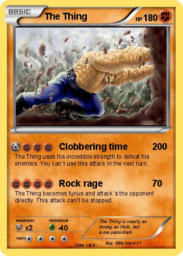 Pokemon The Thing