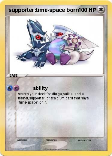 Pokemon supporter:time-space born