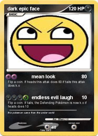 Pokemon dark epic face