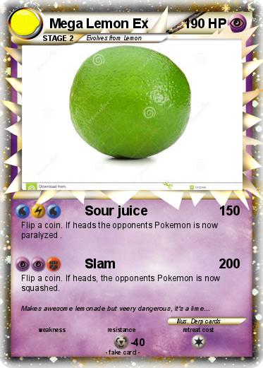 Pokemon Mega Lemon Ex