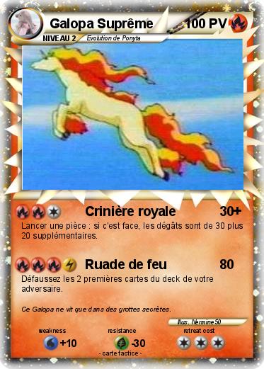 Pokemon Galopa Suprême