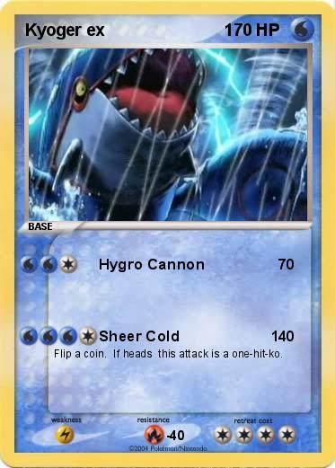 Pokemon Kyoger ex                          1