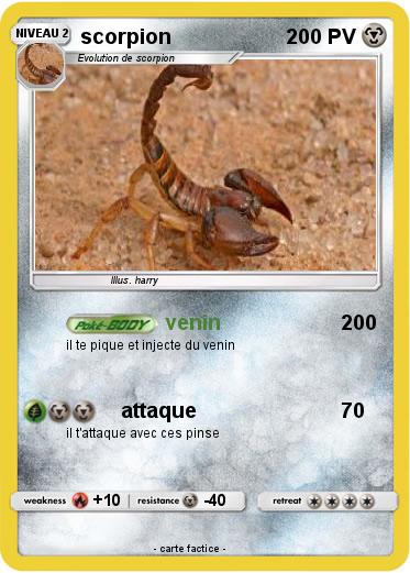 Pokemon scorpion