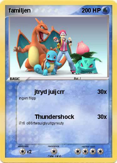 Pokemon familjen