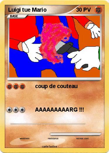 Pokemon Luigi tue Mario