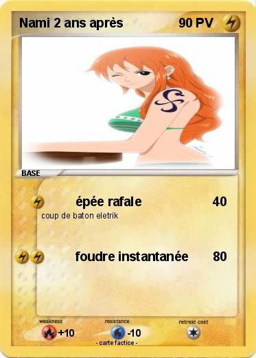 Pokemon Nami 2 ans après