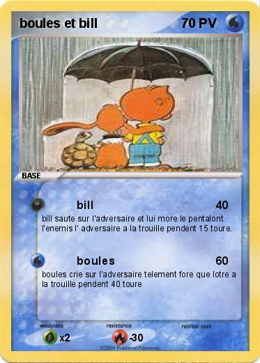 Pokemon boules et bill 