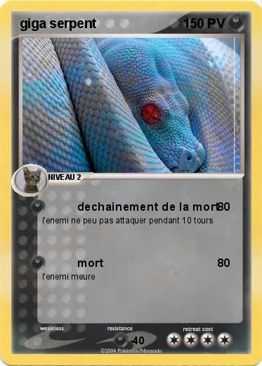 Pokemon giga serpent