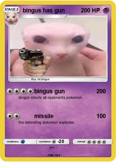 Pokemon bingus has gun