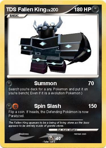 Pokemon TDS Fallen King